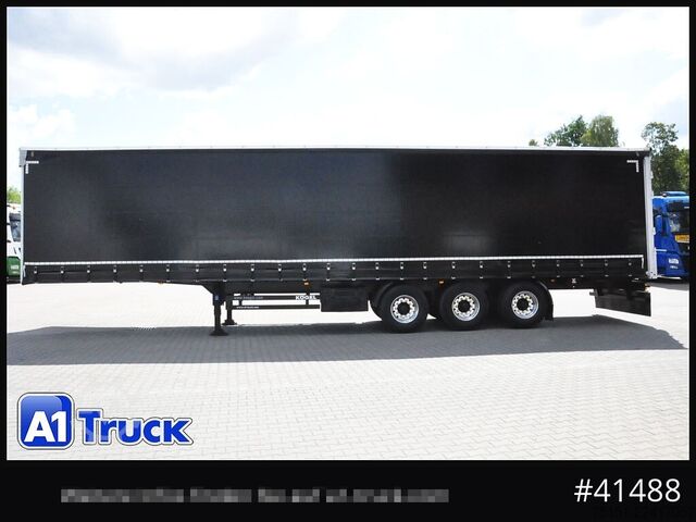 Open semitrailer with tarp KOEGEL S 24 Tautliner, Alufelgen, neue Plane, VDI 2700