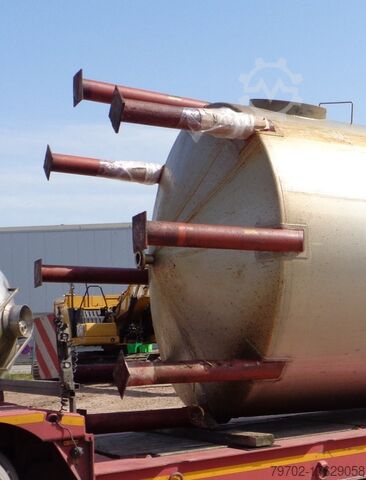 Stainless steel storage tank 4 x 56 cbm  