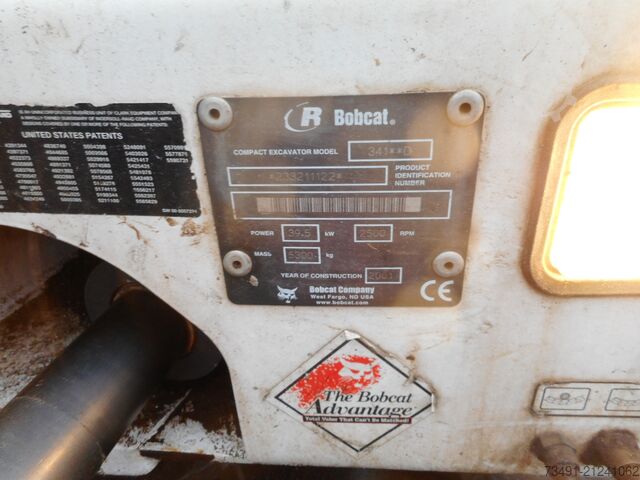 Minibagger Bobcat 341 D ( 5.300kg )