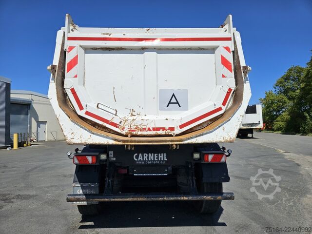 Tipper semitrailer CARNEHL CHKS/HH Stahlrundmulde / Gesteinsmulde