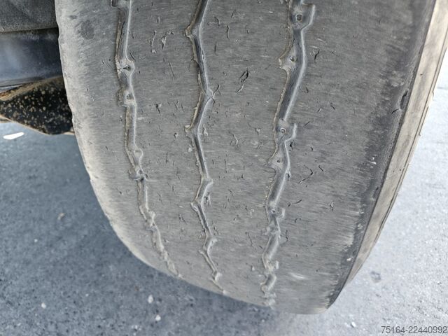 Tipper semitrailer CARNEHL CHKS/HH Stahlrundmulde / Gesteinsmulde