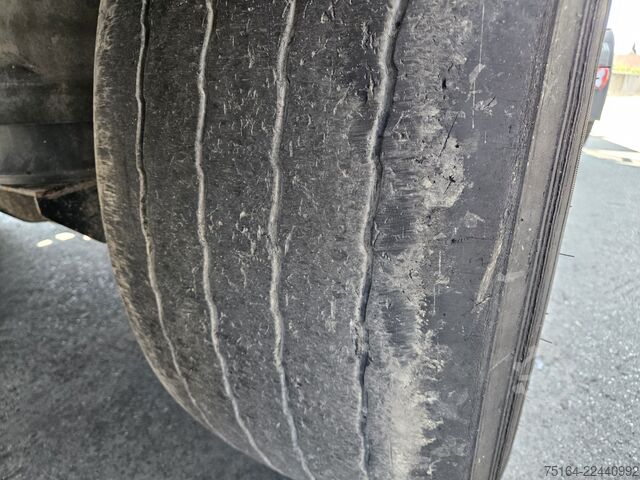 Tipper semitrailer CARNEHL CHKS/HH Stahlrundmulde / Gesteinsmulde