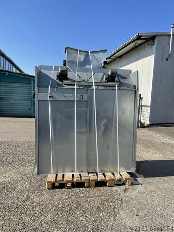 Farbnebelabsaugwand mit Spritzgerät unbekannt 