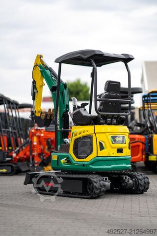 Minibagger HAPPY 3 Zylinder Kingway HAPPY