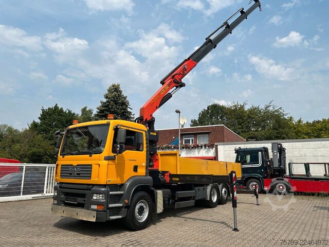 Truck mounted crane MAN 26.310 TGA Pritsche + PK29002 Kran 6x2
