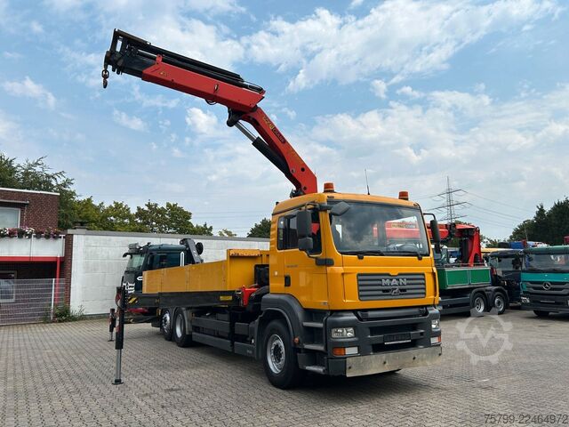 Truck mounted crane MAN 26.310 TGA Pritsche + PK29002 Kran 6x2