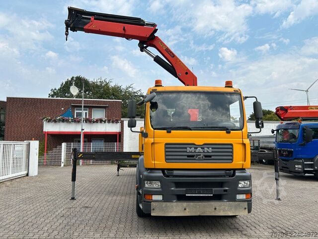 Truck mounted crane MAN 26.310 TGA Pritsche + PK29002 Kran 6x2