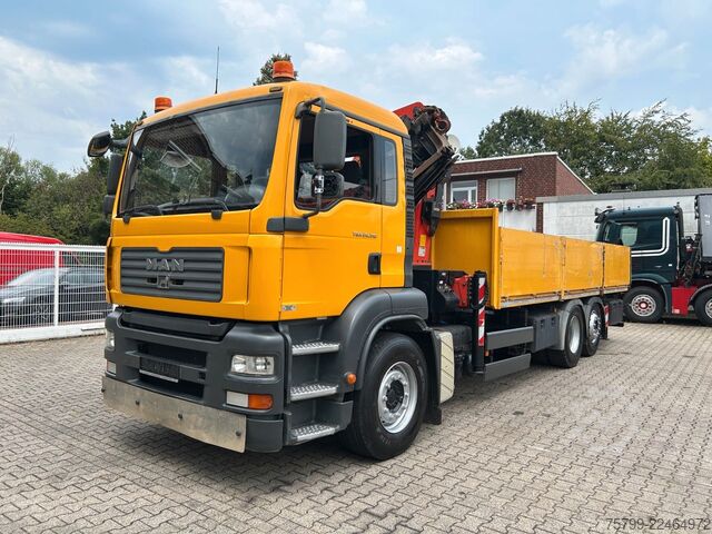 Truck mounted crane MAN 26.310 TGA Pritsche + PK29002 Kran 6x2