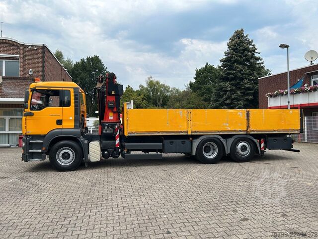 Truck mounted crane MAN 26.310 TGA Pritsche + PK29002 Kran 6x2