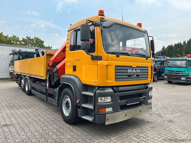 Truck mounted crane MAN 26.310 TGA Pritsche + PK29002 Kran 6x2