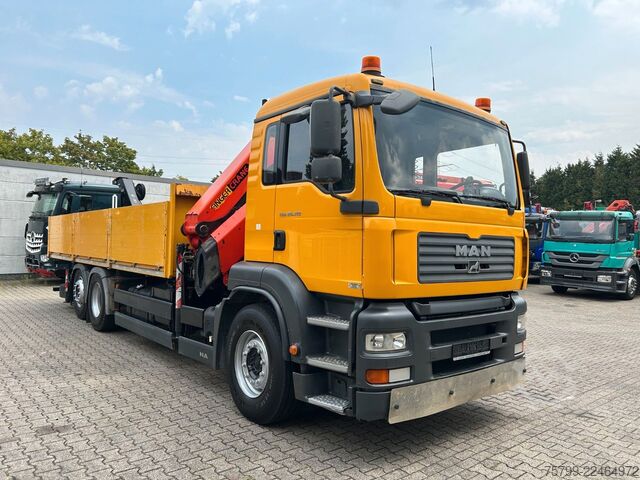 Truck mounted crane MAN 26.310 TGA Pritsche + PK29002 Kran 6x2