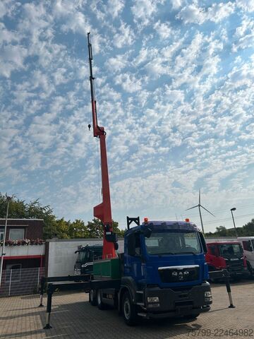 Truck mounted crane MAN 28.400 Dachdeckerkran PK 40001 28 Meter 6x4-4