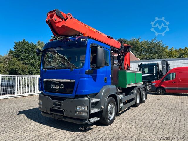 Truck mounted crane MAN 28.400 Dachdeckerkran PK 40001 28 Meter 6x4-4