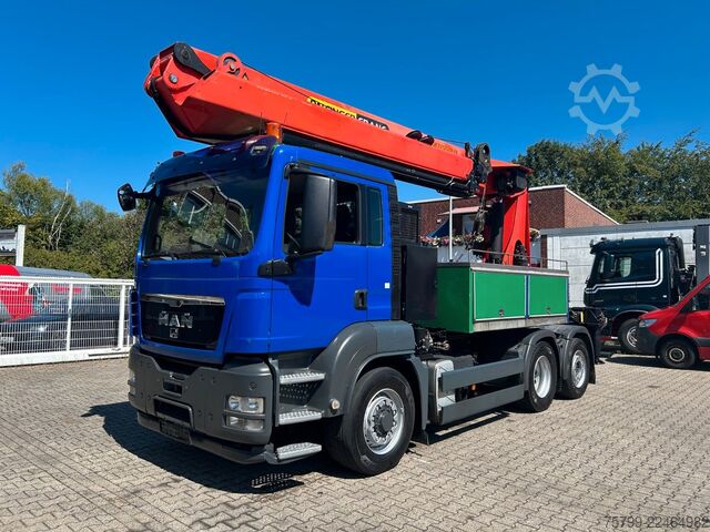 Truck mounted crane MAN 28.400 Dachdeckerkran PK 40001 28 Meter 6x4-4