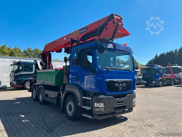 Truck mounted crane MAN 28.400 Dachdeckerkran PK 40001 28 Meter 6x4-4