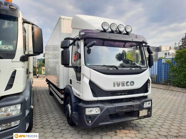 Box truck IVECO ML 140 E 28 Koffer 7,3 m LBW 1,5 t AHK 3-Sitzer