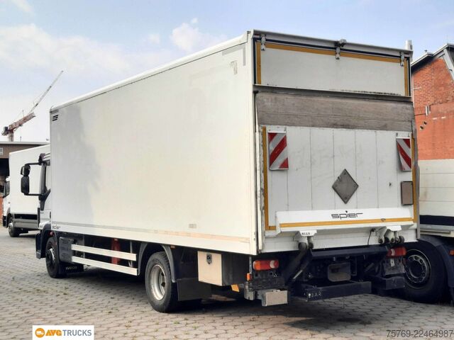 Box truck IVECO ML 140 E 28 Koffer 7,3 m LBW 1,5 t AHK 3-Sitzer