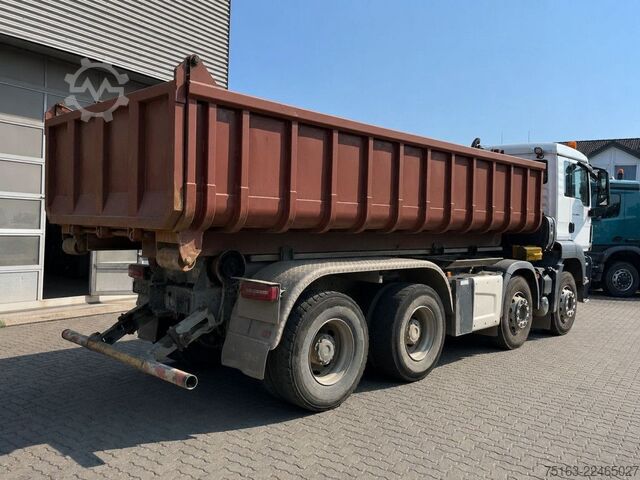 Roll-off tipper truck MAN TG-S 35.460 BB 8x4 Abrollkipper VDL 25to Funk