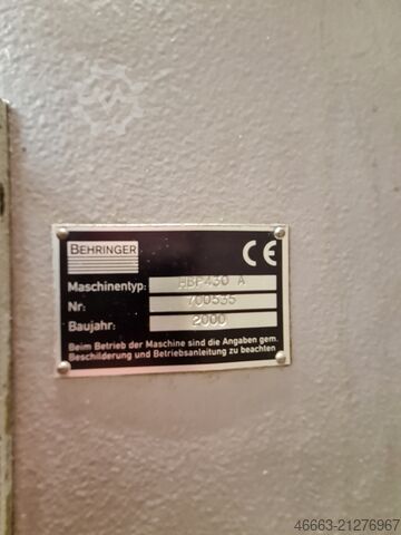 Bandsägeautomat Behringer HBP 430A