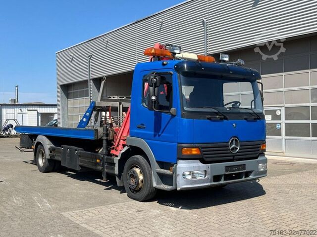 Autokran MERCEDES-BENZ Atego 1218 L Pritsche Kran Verschiebepl.+Brille