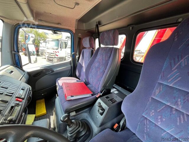 Abschleppwagen LKW MERCEDES-BENZ Atego 1218 L Pritsche Kran Verschiebepl.+Brille