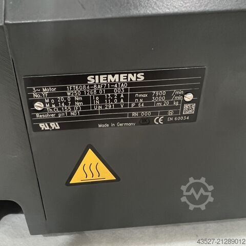Motor SIEMENS 1FT6084-8AF71-4TA0