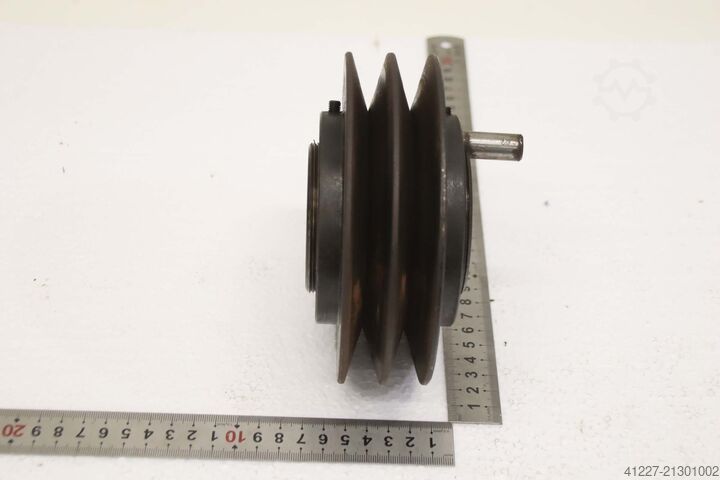 Keilriemenscheibe 2-rillig Ø153 mm Alu V-Riemenscheibe mit variabler Steigung