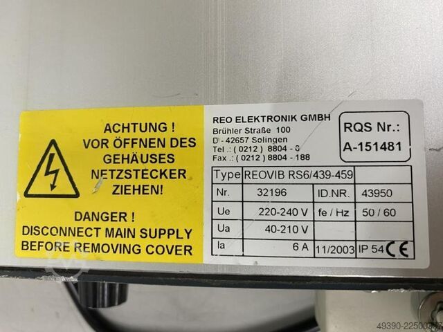 Vibrationswendelförderer / Sortiergerät / Wendelförderer / Vibrationsförderer, Rütteltopf, Sortierge RNA Rhein-Nadel Automation SRC-N 250-2L