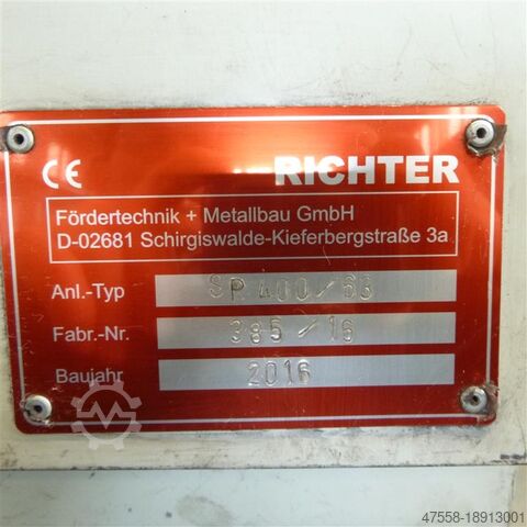 Swarf Conveyor RICHTER SP 400/63
