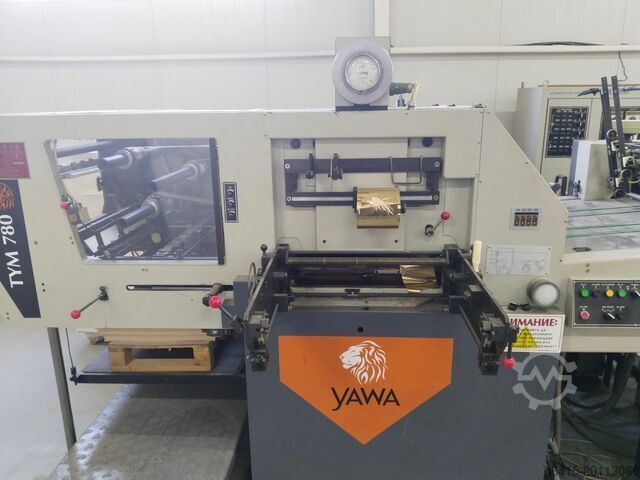 Paper cutting machine Yawa TYM 780 Die cutting Hot Foil