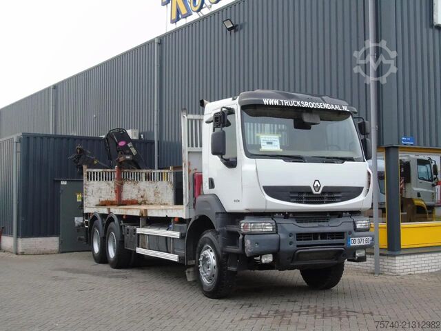 Crane Renault Kerax 460DXI + HIAB 166 HIDUO + 6X4 + EURO 5 + ...