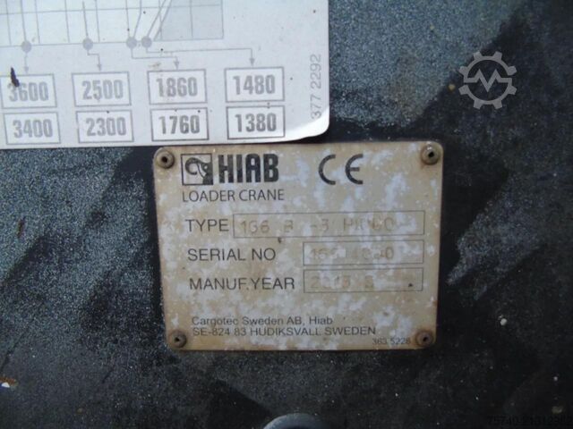 Crane Renault Kerax 460DXI + HIAB 166 HIDUO + 6X4 + EURO 5 + ...