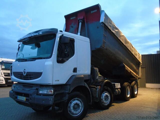 Tipper Renault Kerax 410DXI + 8X4 + MANUAL + SPRING