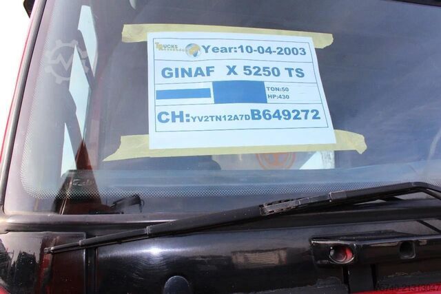 Tipper Ginaf X 5250 + TIPPER 10x4 + MANUAL