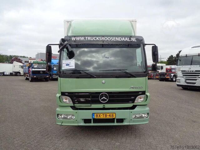 Box body Mercedes-Benz Atego 822 + Euro 5 + Dhollandia lift