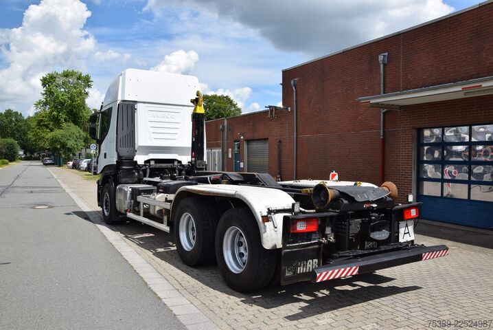 Kipper LKW Iveco Stralis 510 Highway HiabAbrollkipper 6X4