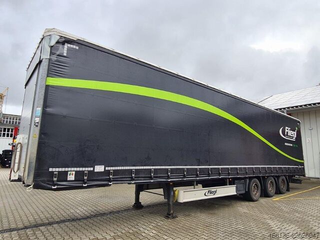 Curtainsider Fliegl 3-Achs Gardine Mega mit 7m Coilmulde