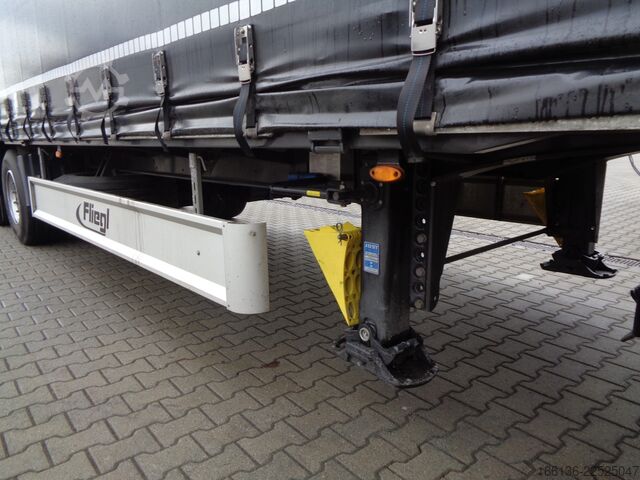 Curtainsider Fliegl 3-Achs Gardine Mega mit 7m Coilmulde