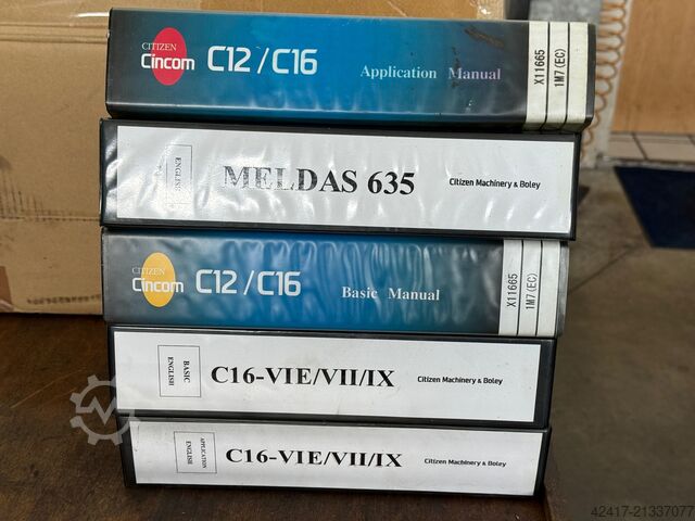 Cnc swiss type lathe CITIZEN C16 VII