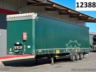 Auflieger mit Pritsche & Plane SCHMITZ CARGOBULL SCB*S3T MegaTrailer Curtainsider Edscha
