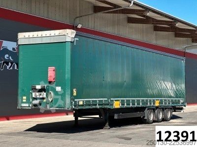 Auflieger mit Pritsche & Plane SCHMITZ CARGOBULL SCB*S3T MegaTrailer Curtainsider Edscha
