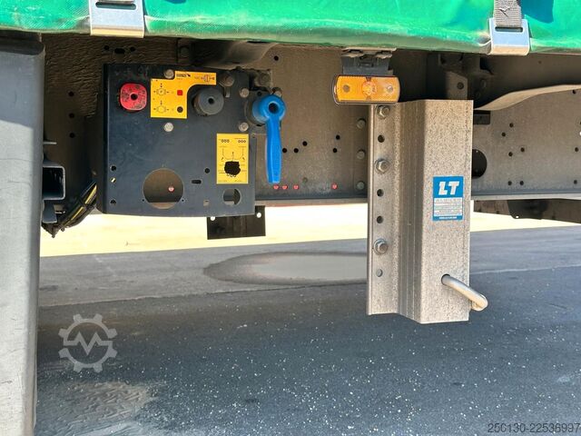 Auflieger mit Pritsche & Plane SCHMITZ CARGOBULL SCB*S3T MegaTrailer Curtainsider Edscha