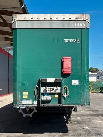 Auflieger mit Pritsche & Plane SCHMITZ CARGOBULL SCB*S3T MegaTrailer Curtainsider Edscha