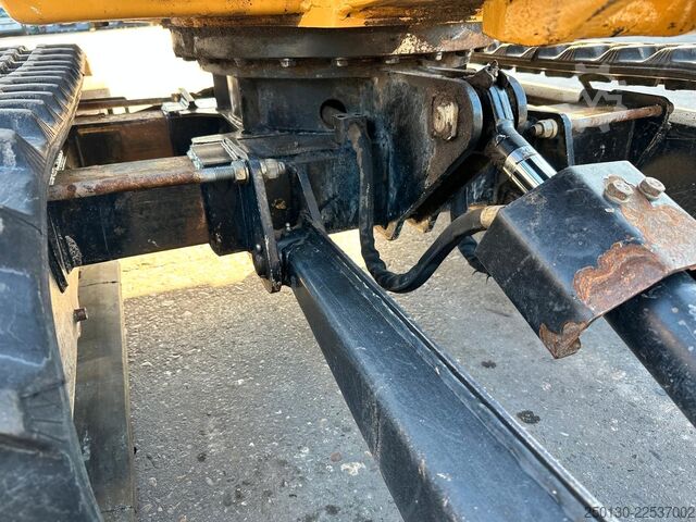 Minibagger CATERPILLAR 301.7D Gummikette / 2 Löffel / Schwenkschaufel