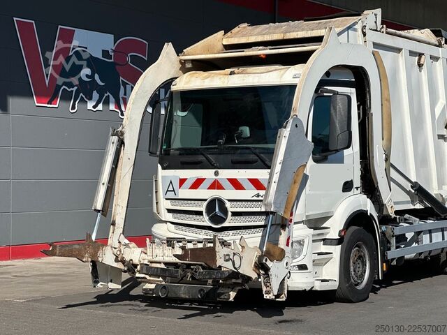 Müllwagen MERCEDES-BENZ Antos 2533 6x2 FAUN Frontpress 533 Überkopflader