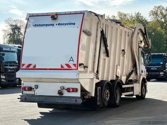 Müllwagen MERCEDES-BENZ Antos 2533 6x2 FAUN Frontpress 533 Überkopflader