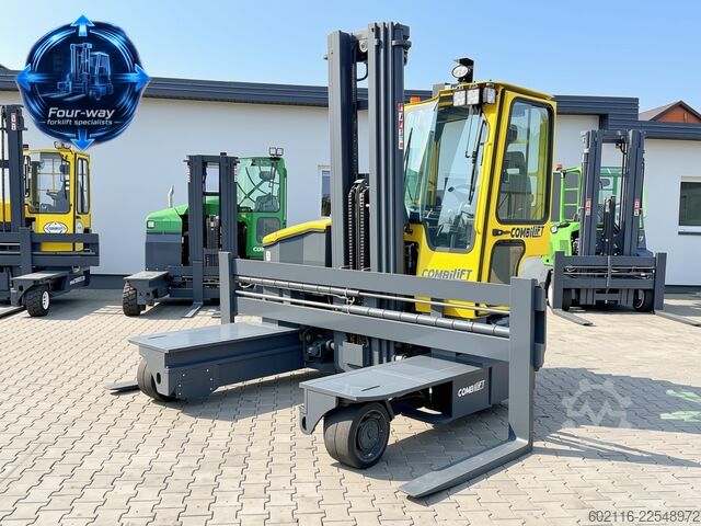 4-way forklift Combilift C4000ET TRIPLEX 6350 WIDE FORK POSITIONE