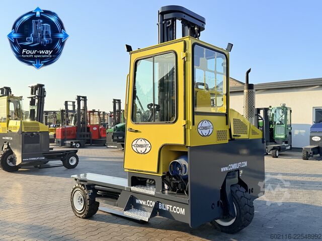 4-way forklift Combilift C5000 XL GAS TRIPLEX 6920 FORK POSITIONE