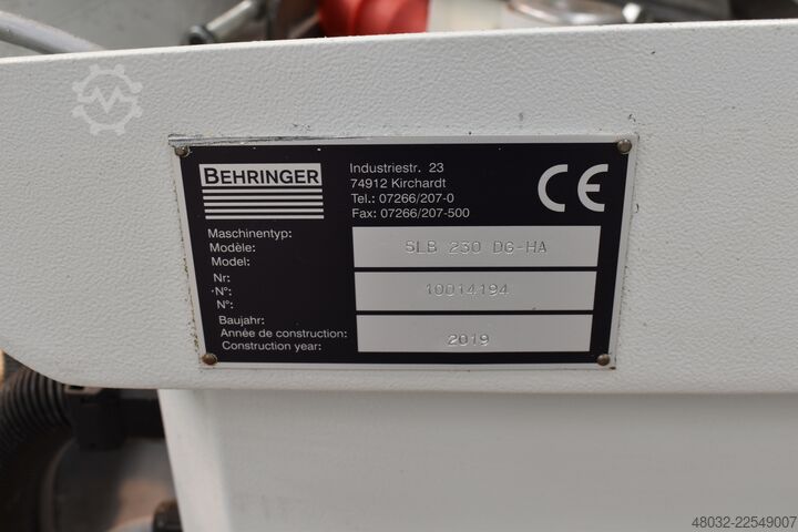 Band saw BEHRINGER SLB 230 DG-HA