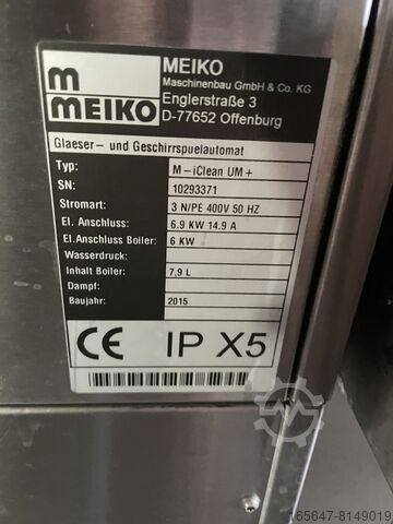 Automatic dishwasher Dishwasher Meiko M-iClean UM+ Geschirrspülmaschine
